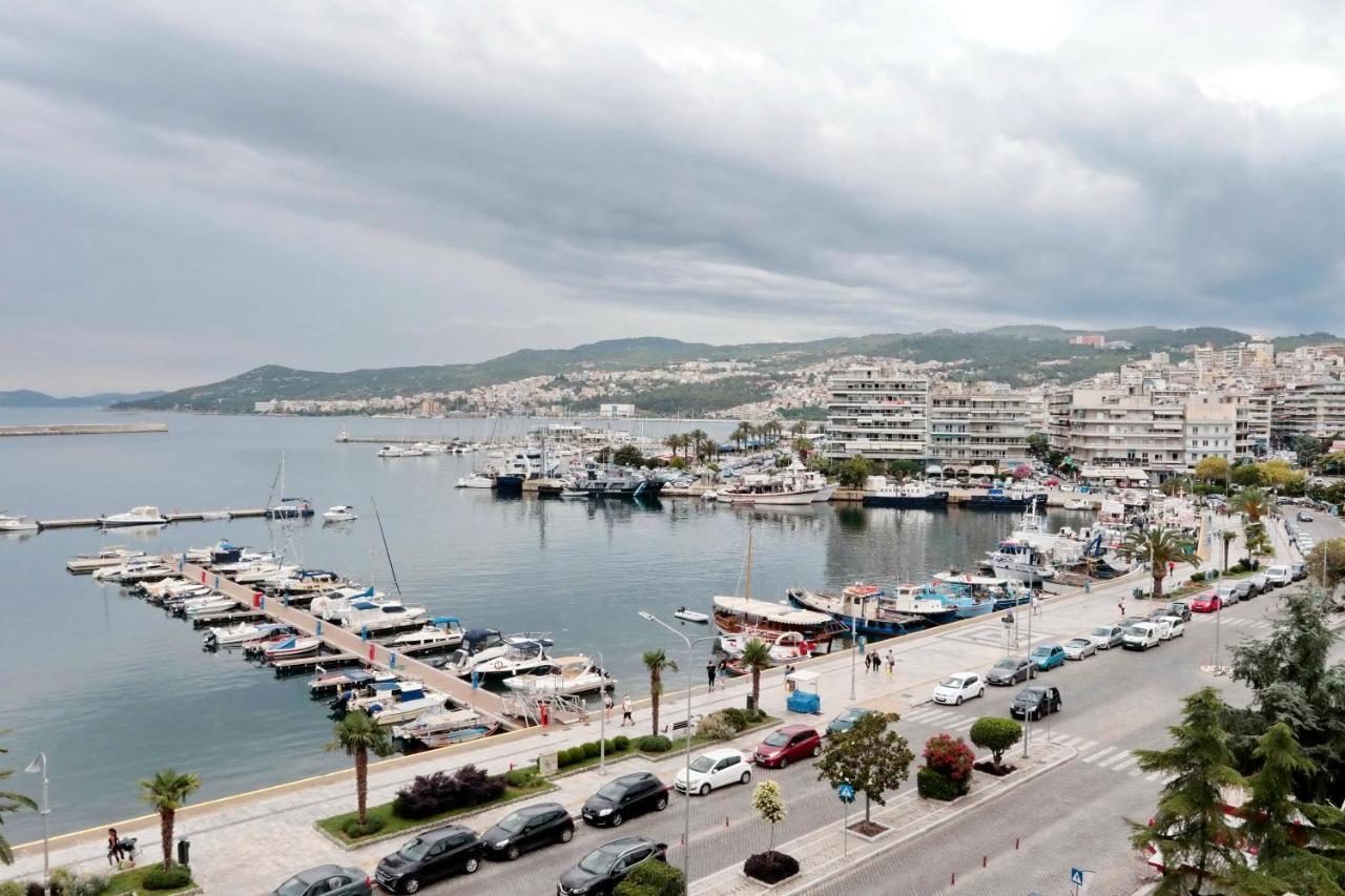 Seaview Kavala Port Apartman Kültér fotó