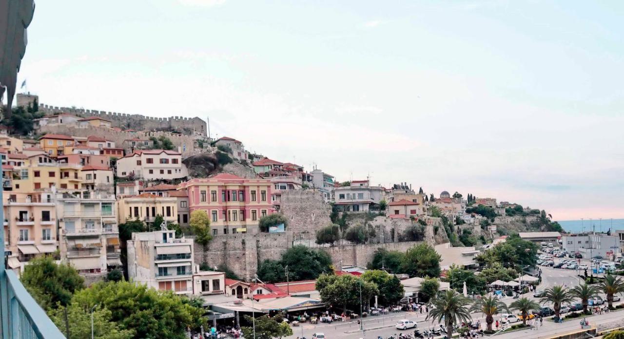 Seaview Kavala Port Apartman Kültér fotó